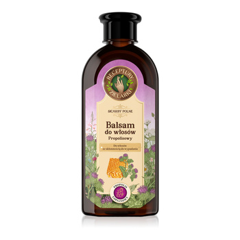 Receptury Zielarki Balsam łopianowy propolis wzmacniający do wypadających włosów 350ml
